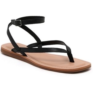 LUCKY BRAND BAHLIA THONG ANKLE WRAP SANDALS SIZE 10